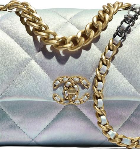 iridescent chanel|iridescent chanel 19 bag.